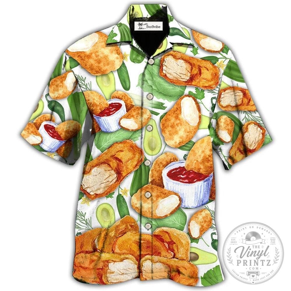 Delicious Chicken Nugget Food Lover Unisex Hawaiian Shirt