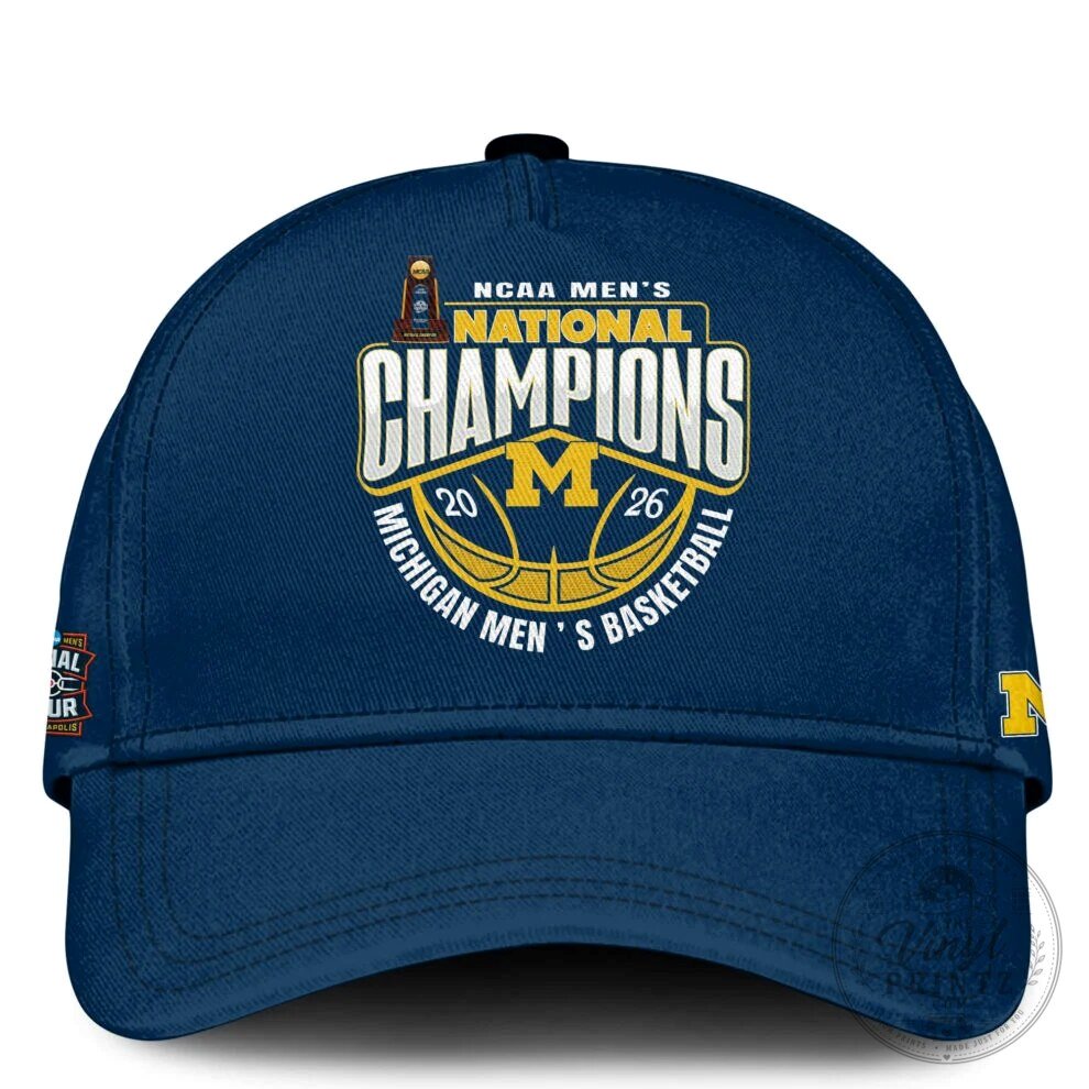 Michigan Wolverines NCAA Men's Basketball National Champions 2026 Hoodie 8 Michigan Wolverines NCAA Men