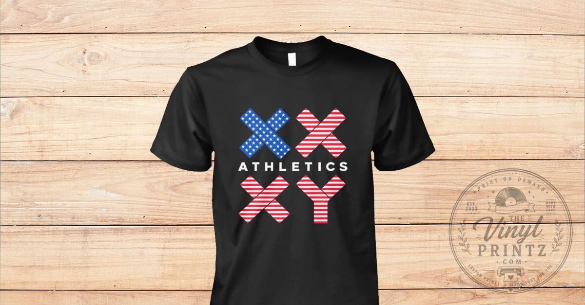 Save Women's Sports XX XY Athletics American Flag T-Shirt