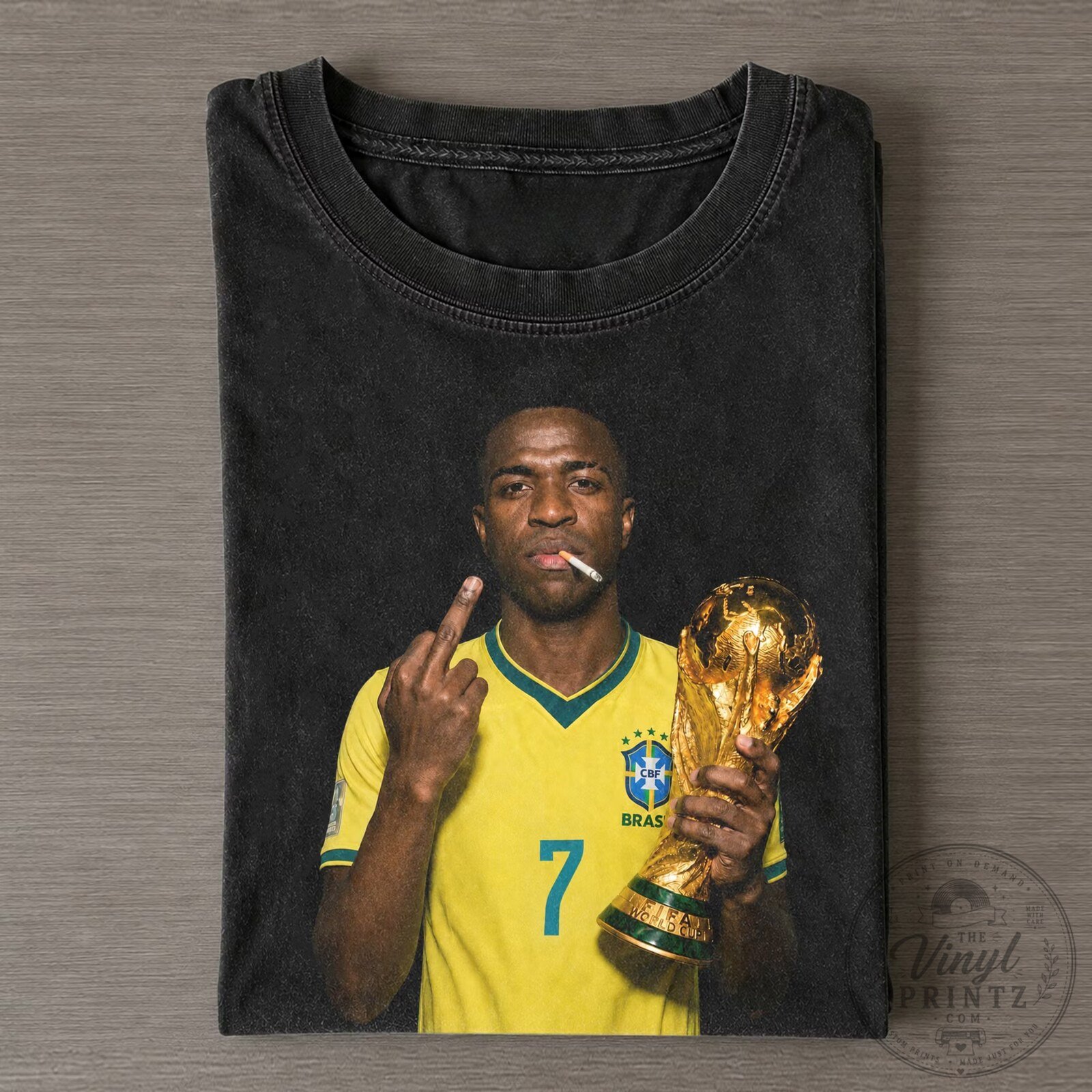 Vinicius Junior Brazil Football World Cup Champion T-Shirt