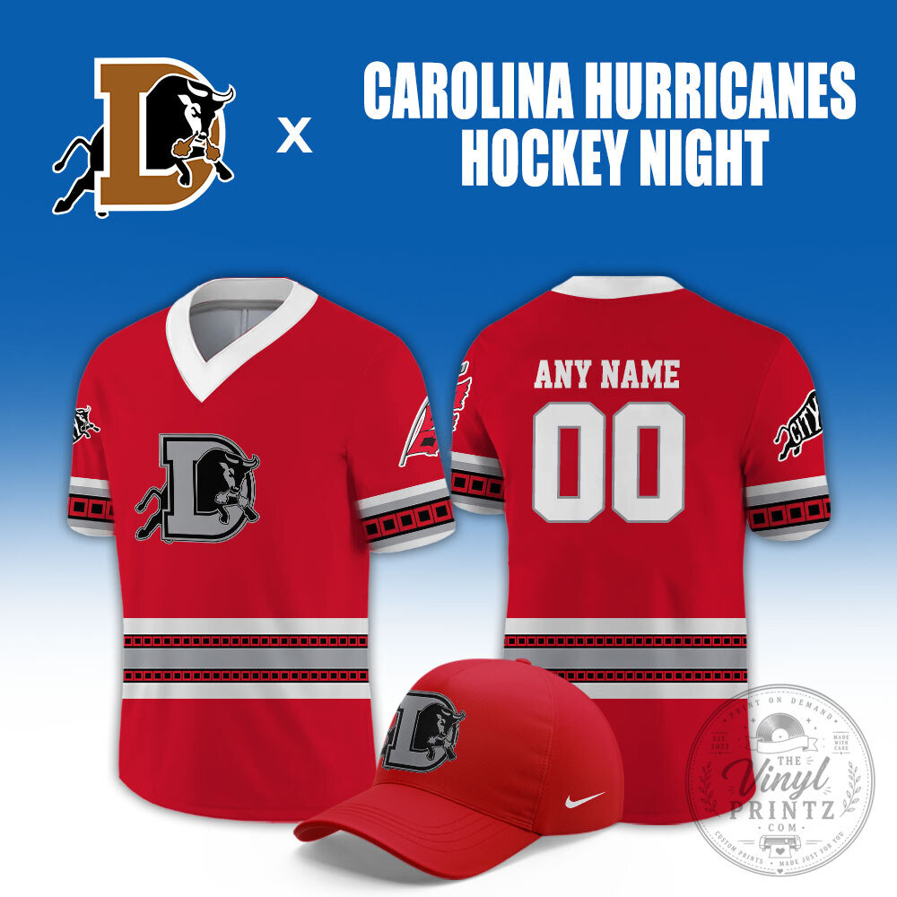 Durham Bulls x Carolina Hurricanes Hockey Night Limited Edition Jersey