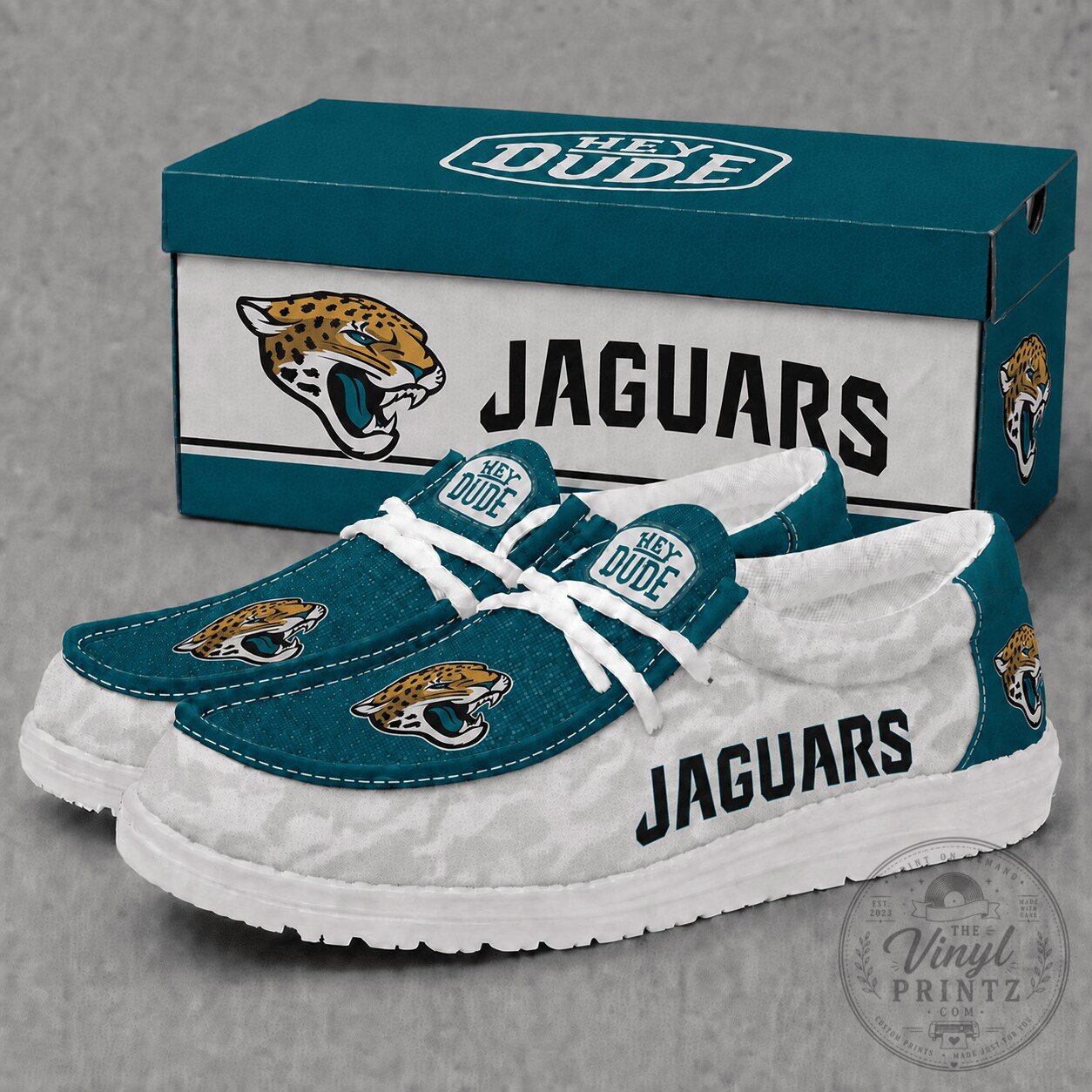 Jacksonville Jaguars NFL Football Team Logo Fan Shoes
