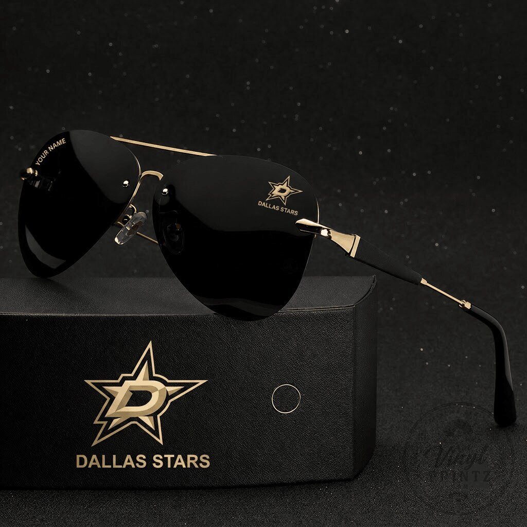 Dallas Stars National Hockey League Aviator Sunglasses