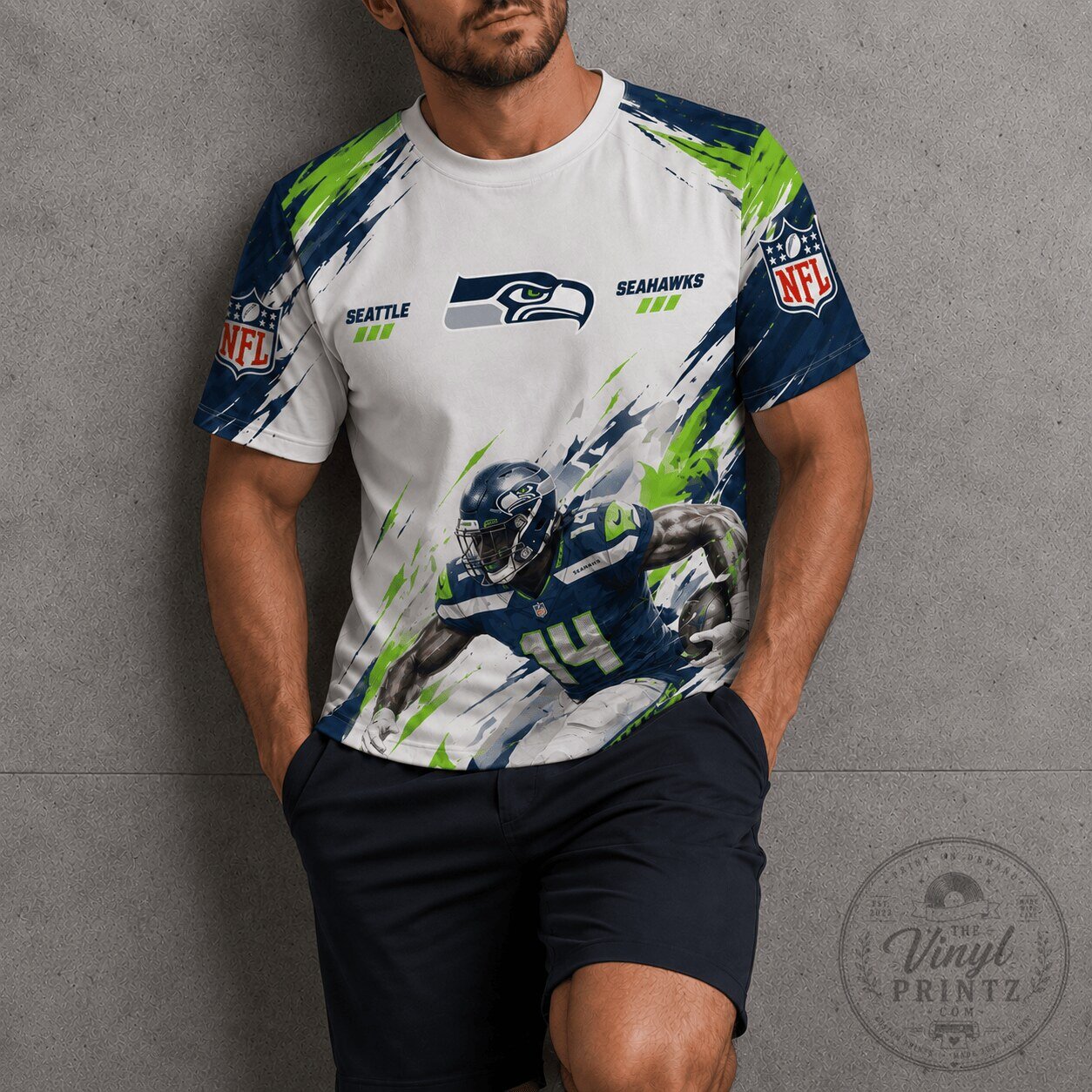 Seattle Seahawks NFL Team Shirt Football Fan Apparel T-Shirt