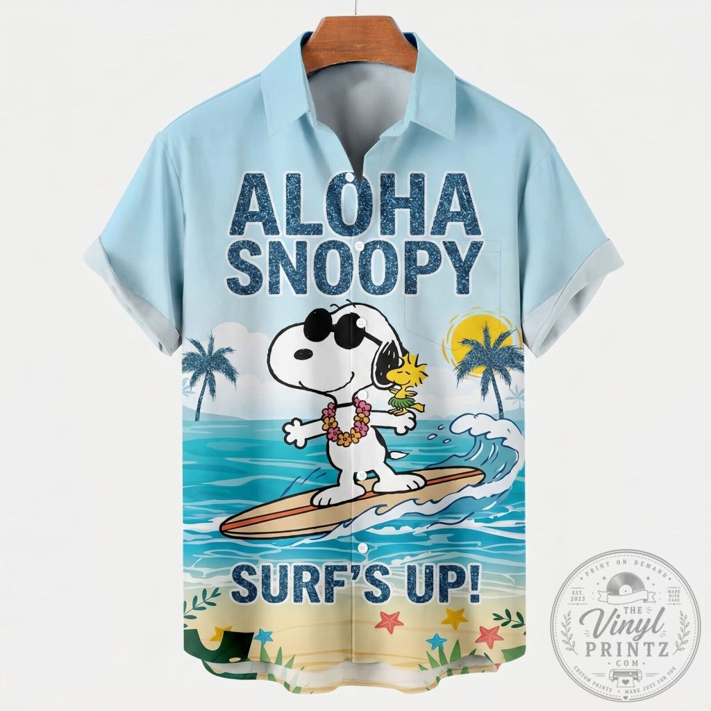 Snoopy Aloha Surf's Up Hawaiian Shirt for Men and Women Snoopy Aloha Surf's Up Hawaiian Shirt for Men and Women