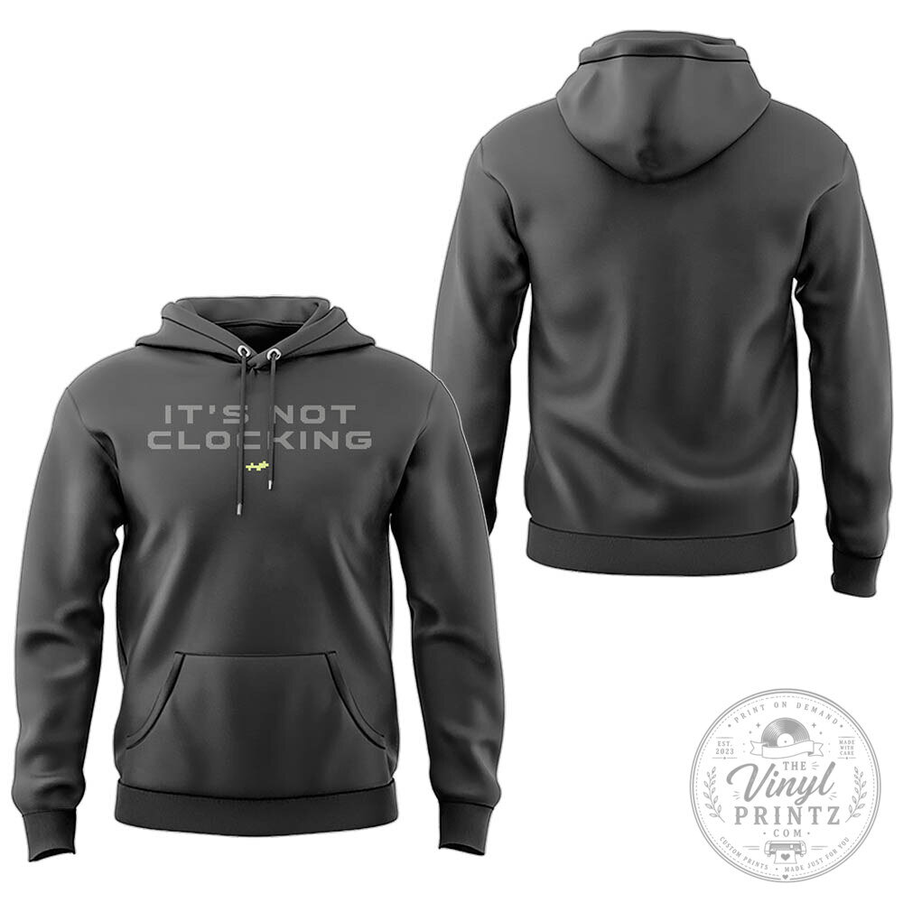P Valley It's Not Clocking Funny Fishing Humor Hoodie