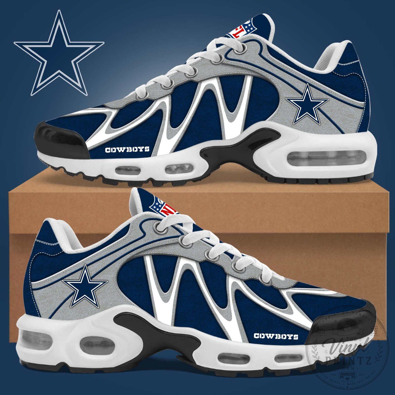 Dallas Cowboys Team Color Limited Edition Fan Running Shoes