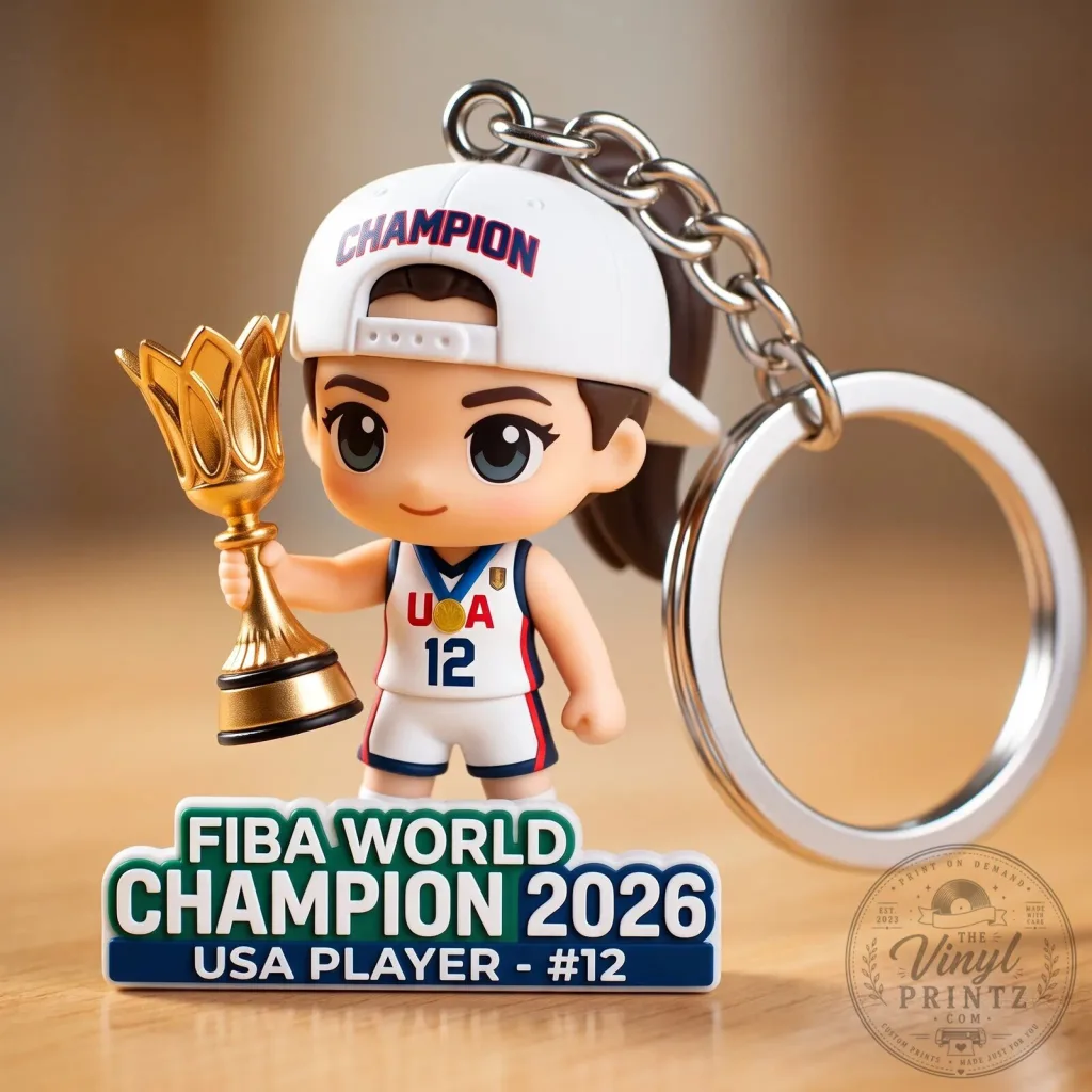 Doro Advent Calendar with 24 Surprise Figurines for Holiday Gifts 3 USA Women's Basketball FIBA World Champion 2026 Player #12 Keychain