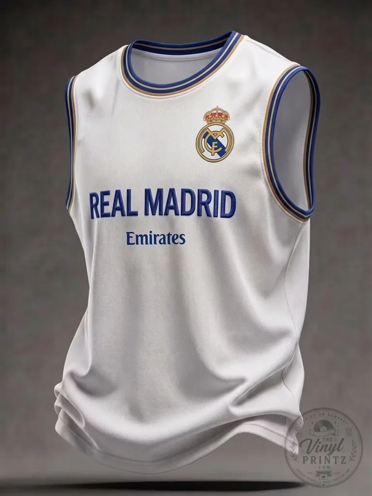 Real Madrid Football Club White Fan Sleeveless Jersey 15 Real Madrid Football Club White Fan Sleeveless Jersey