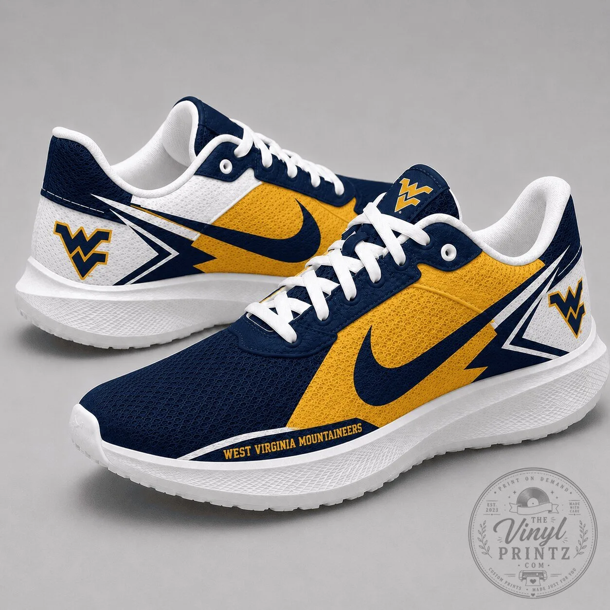 West Virginia Mountaineers NCAA Running Shoes