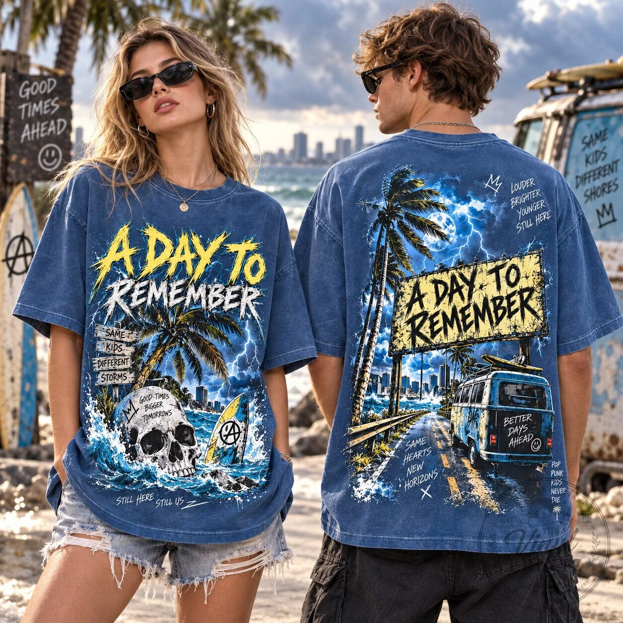 A Day To Remember Same Hearts New Horizons Pop Punk Metalcore T-Shirt