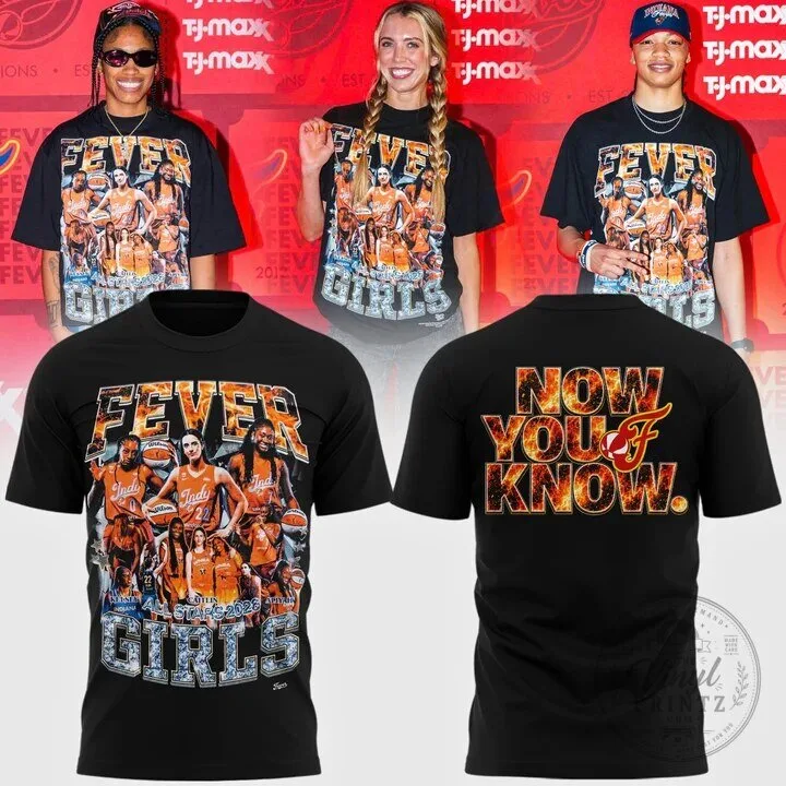Indiana Fever All Stars 2026 Girls Basketball Team Black T-Shirt