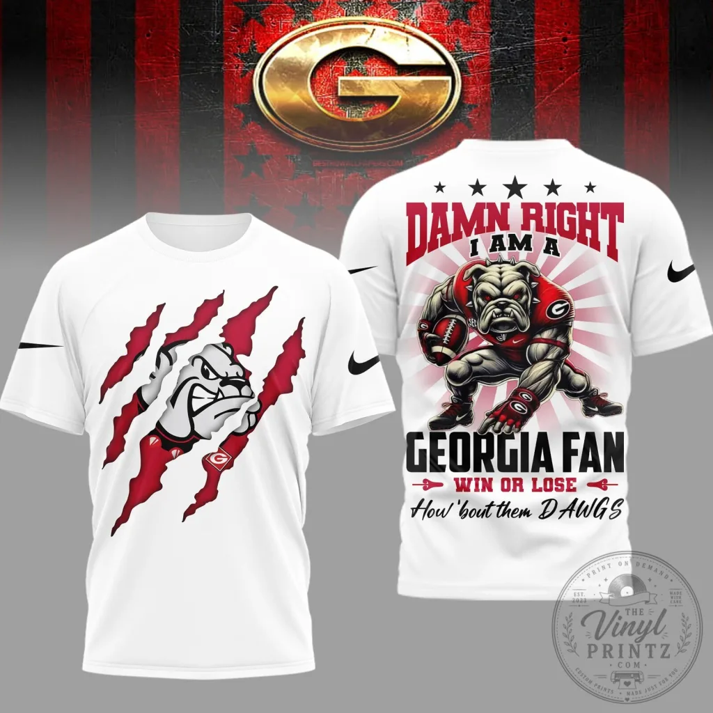 Go Dawgs Georgia Bulldogs Football Fan White Short-Sleeve T-Shirt 12 Go Dawgs Georgia Bulldogs Football Fan White Short-Sleeve T-Shirt