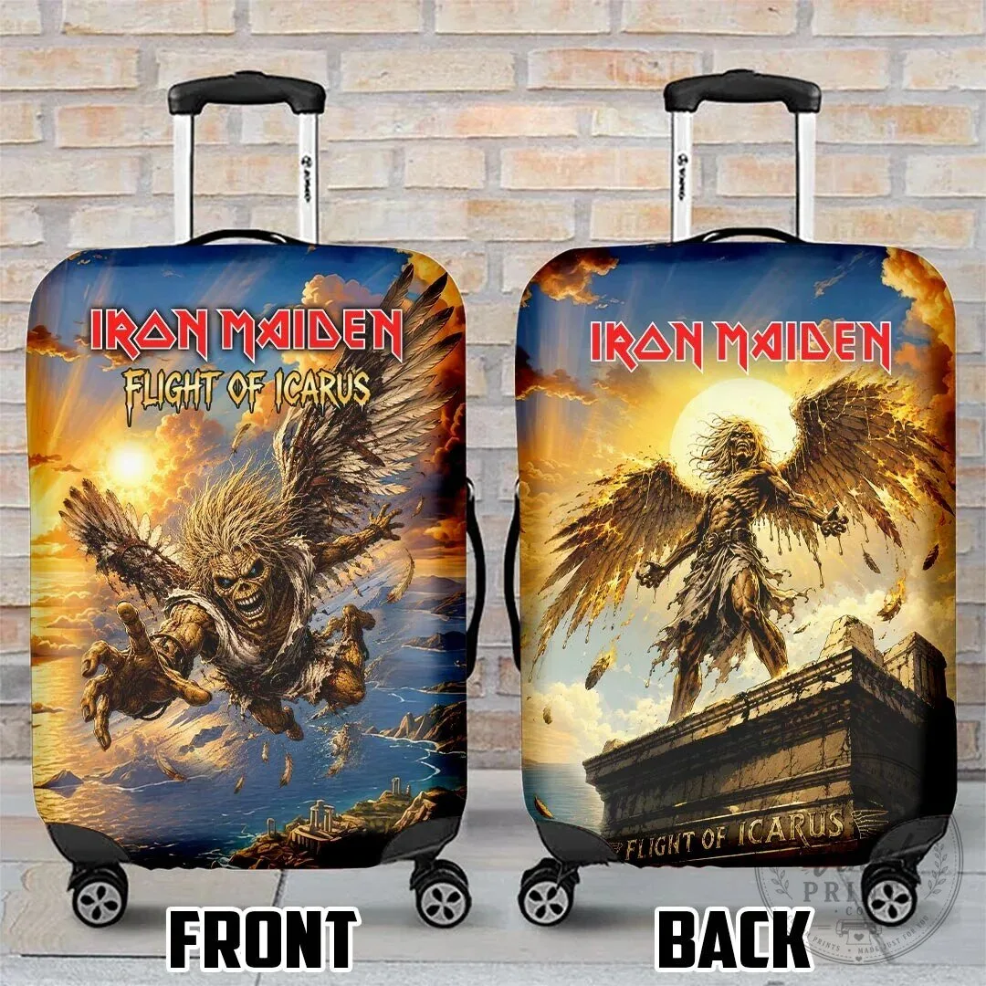 Iron Maiden Flight of Icarus Heavy Metal Band Album Art Luggage Cover