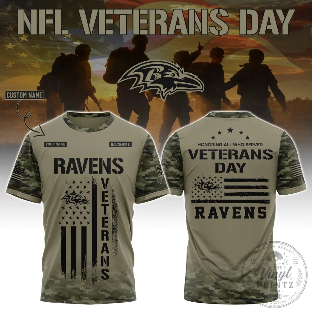 Baltimore x Veterans Day Custom Name Camo Tee Baltimore x Veterans Day Custom Name Camo Tee