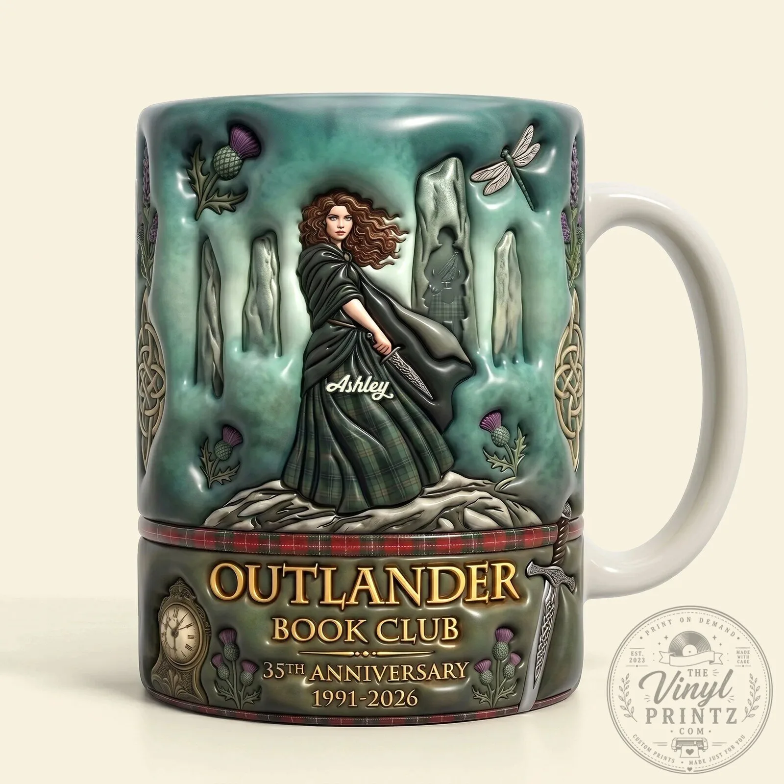Outlander Book Club 35th Anniversary Personalized Coffee Mug 9 Outlander Book Club 35th Anniversary Personalized Coffee Mug