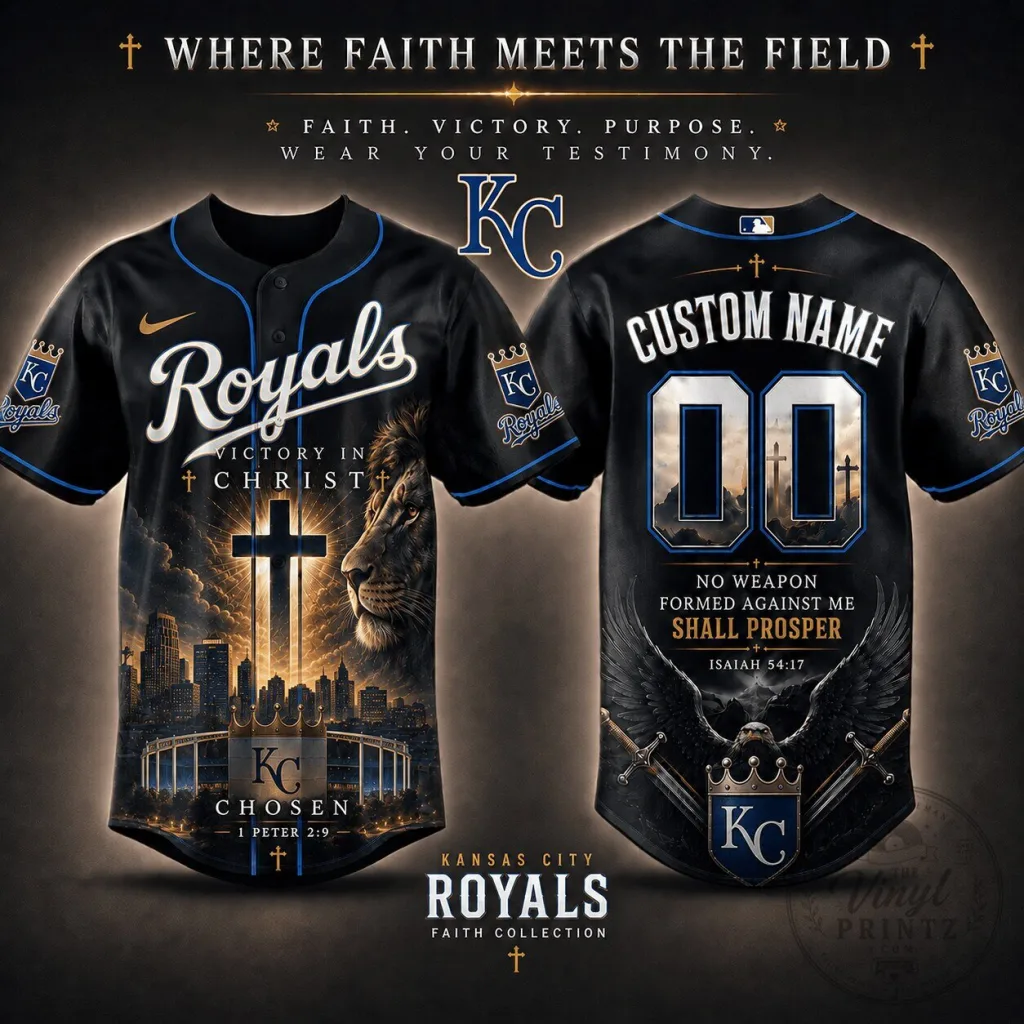 Kansas City Royals Baseball Jersey Personalized Faith Collection Kansas City Royals Baseball Jersey Personalized Faith Collection