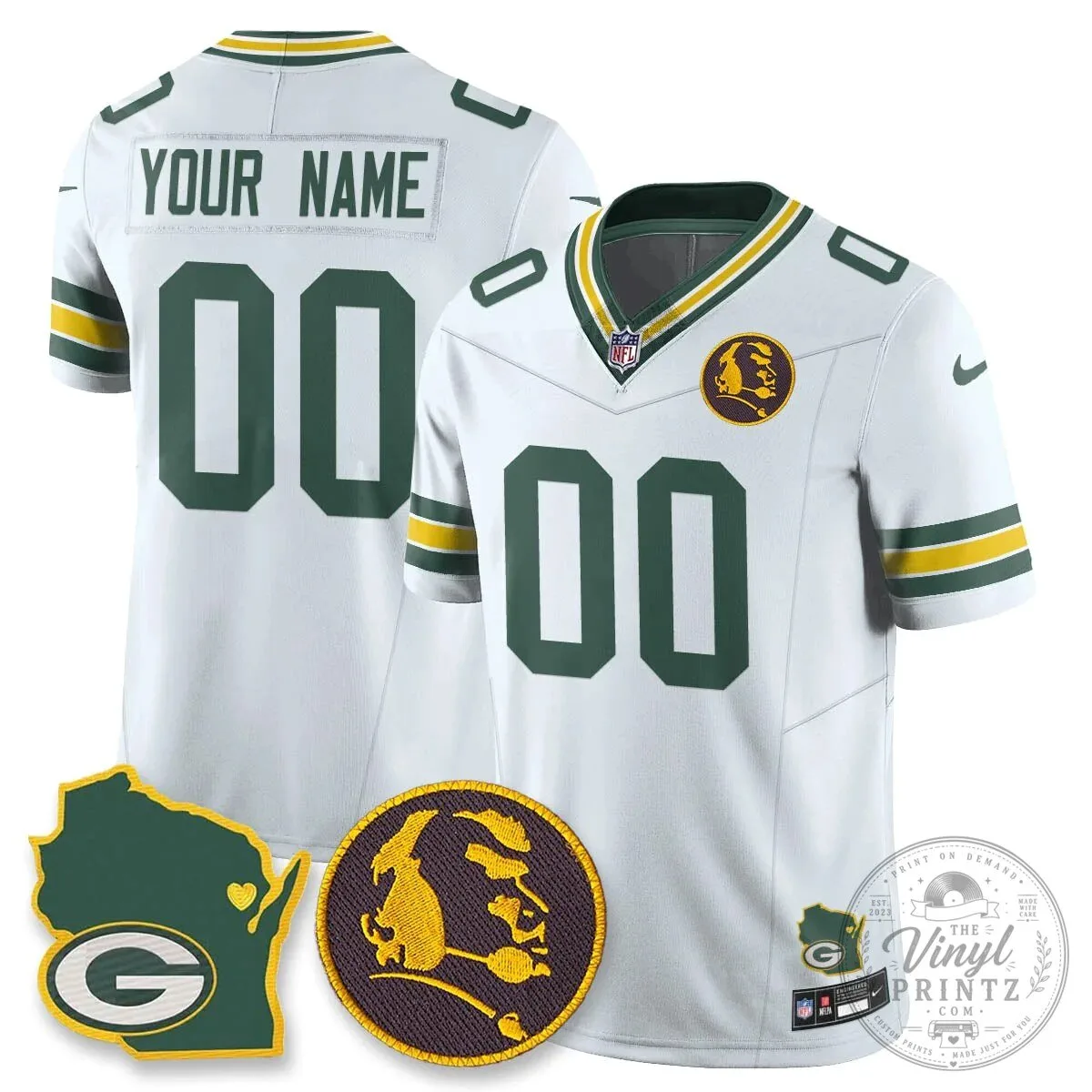 John Madden Football Jersey Custom Name and Number Green Bay Packers Black 14 John Madden Football Jersey Custom Name and Number Green Bay Packers Black
