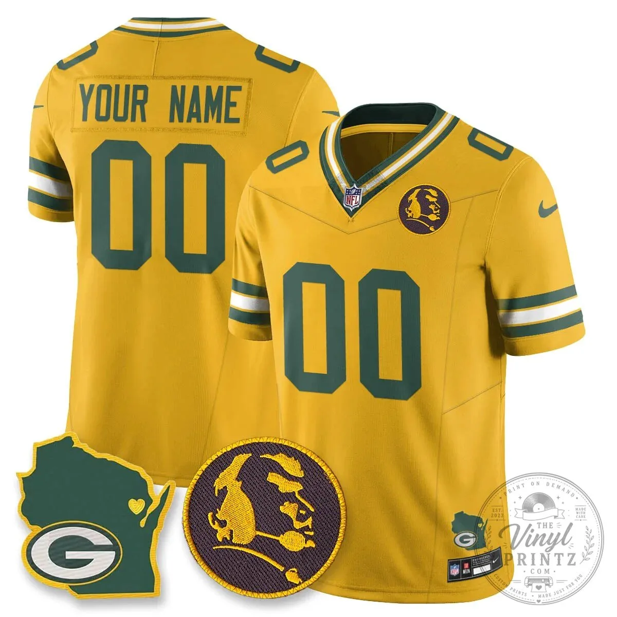 John Madden Football Jersey Custom Name and Number Green Bay Packers Black 15 John Madden Football Jersey Custom Name and Number Green Bay Packers Black