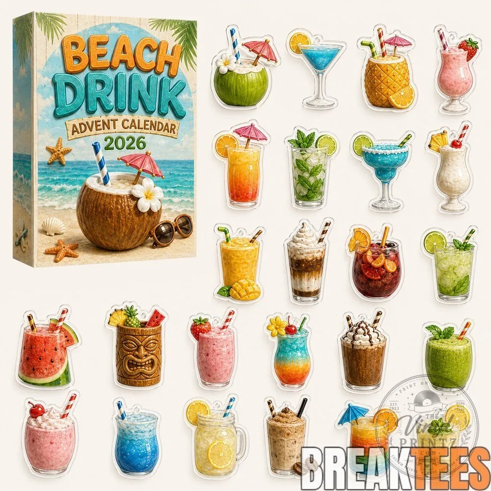 Beach Drink Cocktail Advent Calendar 2026 for Tropical Drink Lovers