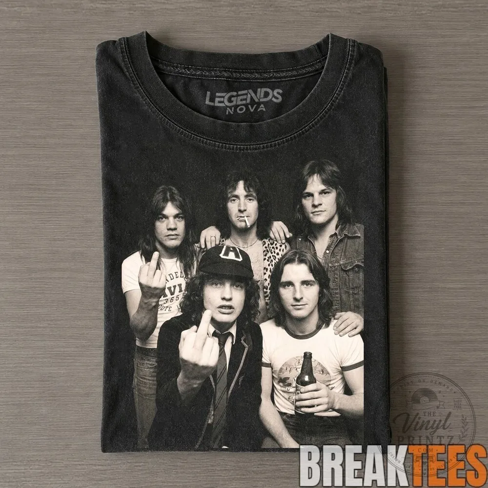 AC/DC High Voltage Vintage Rock Band Graphic T-Shirt 15 AC/DC High Voltage Vintage Rock Band Graphic T-Shirt