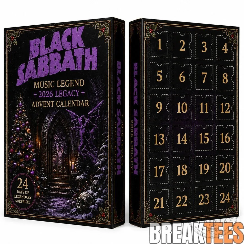 Black Sabbath Music Legend Legacy 2026 Advent Calendar with Christmas Ornaments 7 Black Sabbath Music Legend Legacy 2026 Advent Calendar with Christmas Ornaments