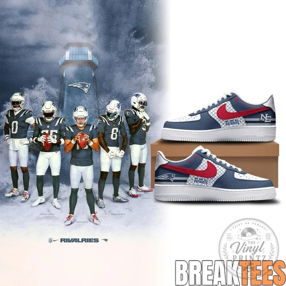 New England Patriots Custom Air Force 1 Shoes 8 New England Patriots Custom Air Force 1 Shoes
