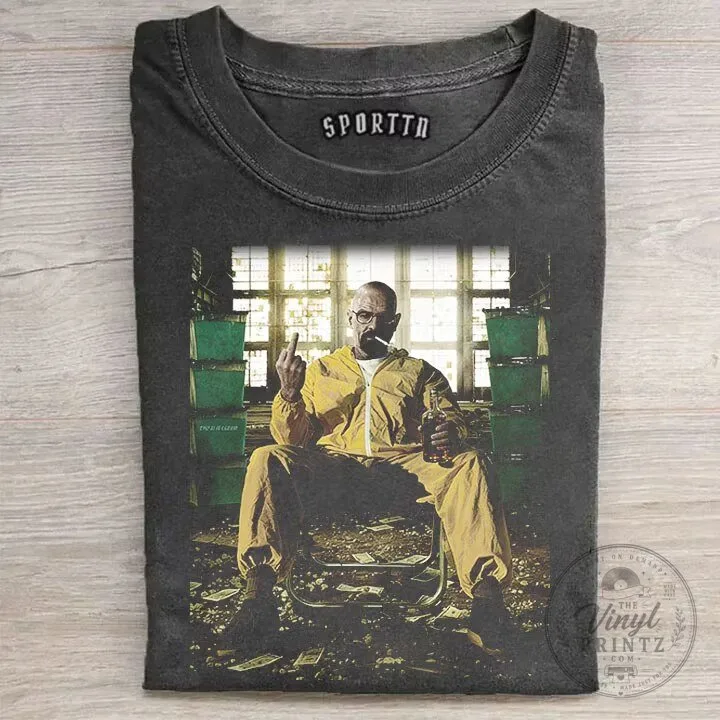 Breaking Bad Walter White Heisenberg Graphic T-Shirt 1 Breaking Bad Walter White Heisenberg Graphic T-Shirt