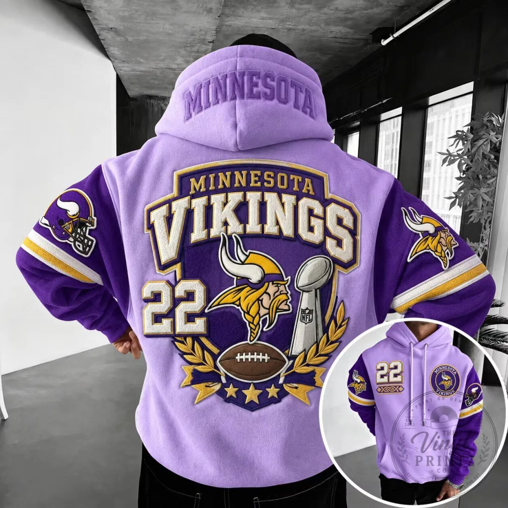 Minnesota Vikings Football Team NFL Super Bowl Champions Hoodie Minnesota Vikings Football Team NFL Super Bowl Champions Hoodie