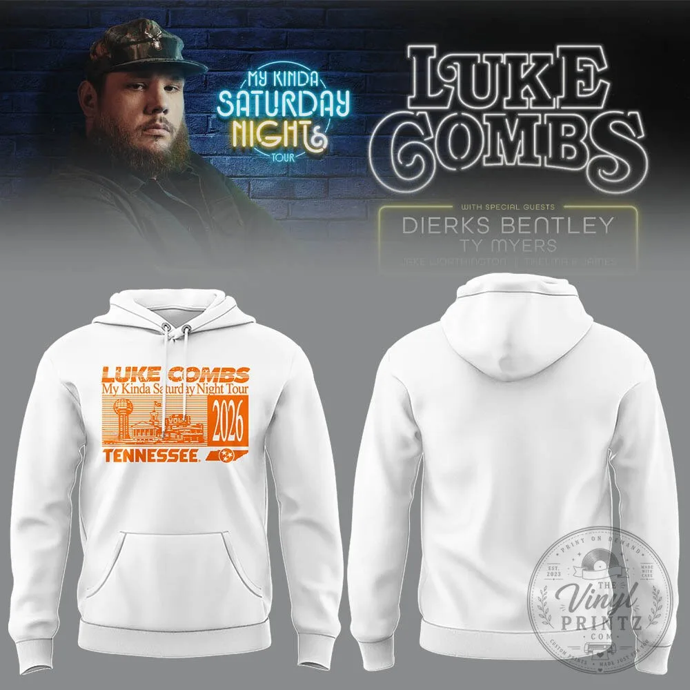 Luke Combs My Kinda Saturday Night Tour Neyland Stadium 2026 Hoodie