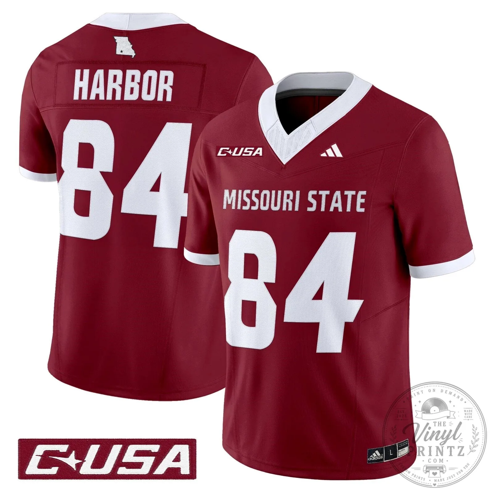 Missouri State Bears Clark 12 Football Jersey 49 Missouri State Bears Clark 12 Football Jersey