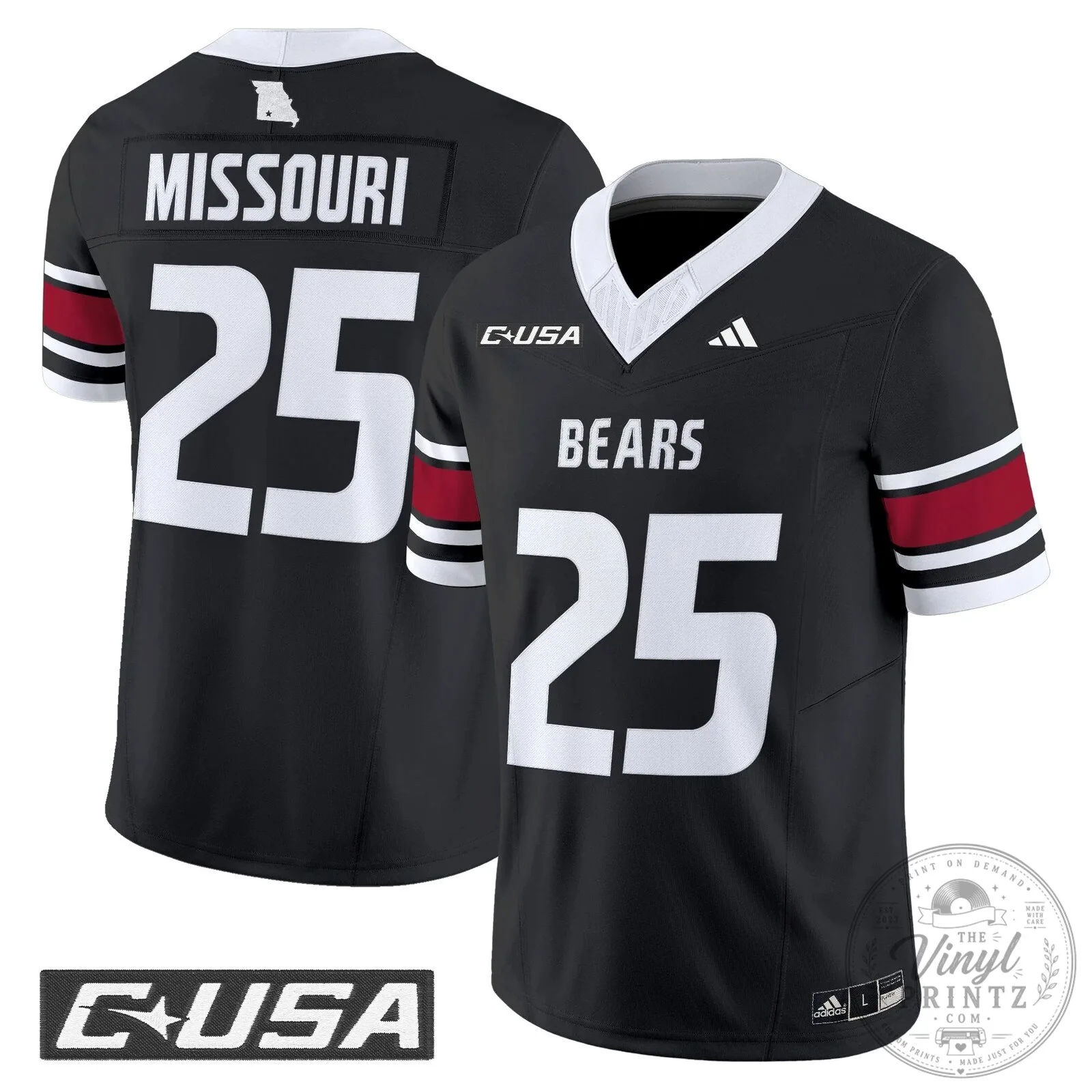 Missouri State Bears Clark 12 Football Jersey 58 Missouri State Bears Clark 12 Football Jersey