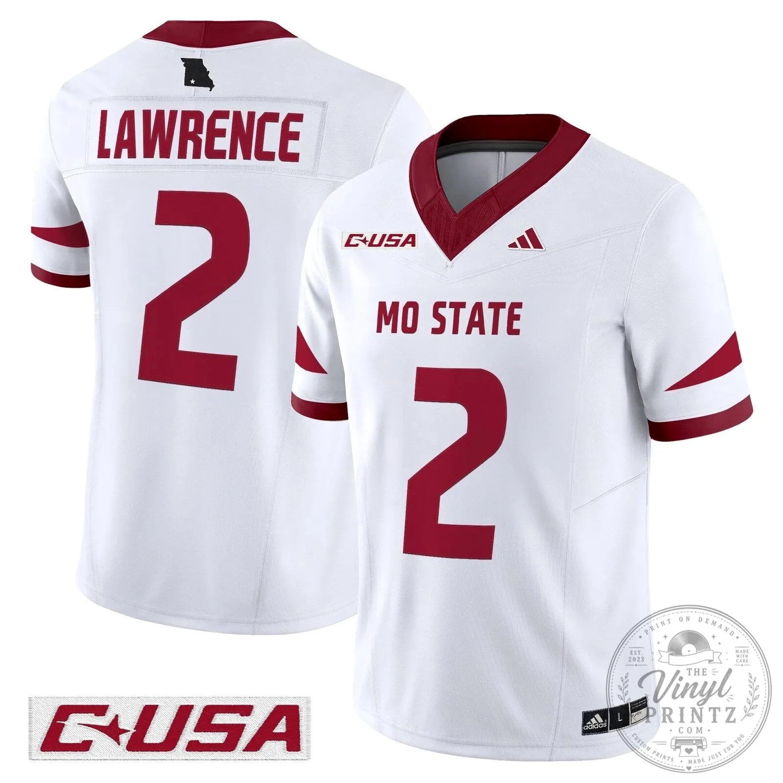 Missouri State Bears Clark 12 Football Jersey 62 Missouri State Bears Clark 12 Football Jersey