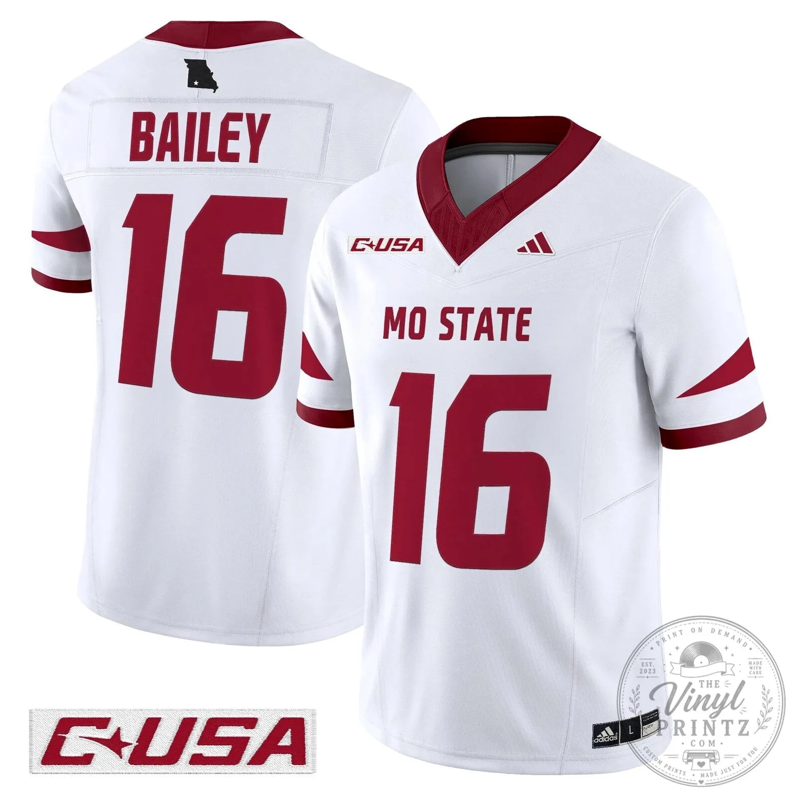 Missouri State Bears Clark 12 Football Jersey 64 Missouri State Bears Clark 12 Football Jersey