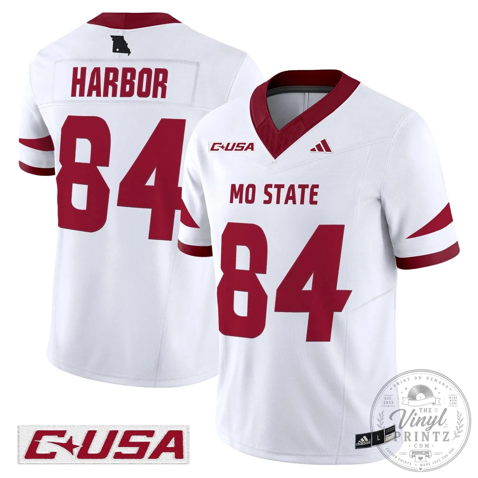 Missouri State Bears Clark 12 Football Jersey 65 Missouri State Bears Clark 12 Football Jersey