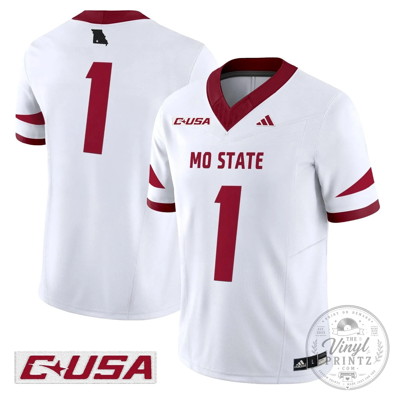 Missouri State Bears Clark 12 Football Jersey 67 Missouri State Bears Clark 12 Football Jersey