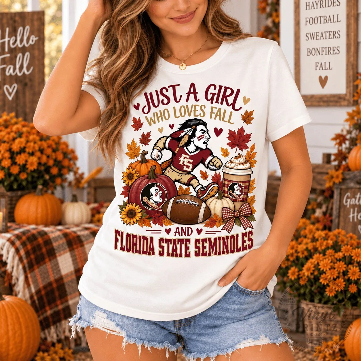 NCAA Football Florida State Seminoles Fall Season Women's T-Shirt