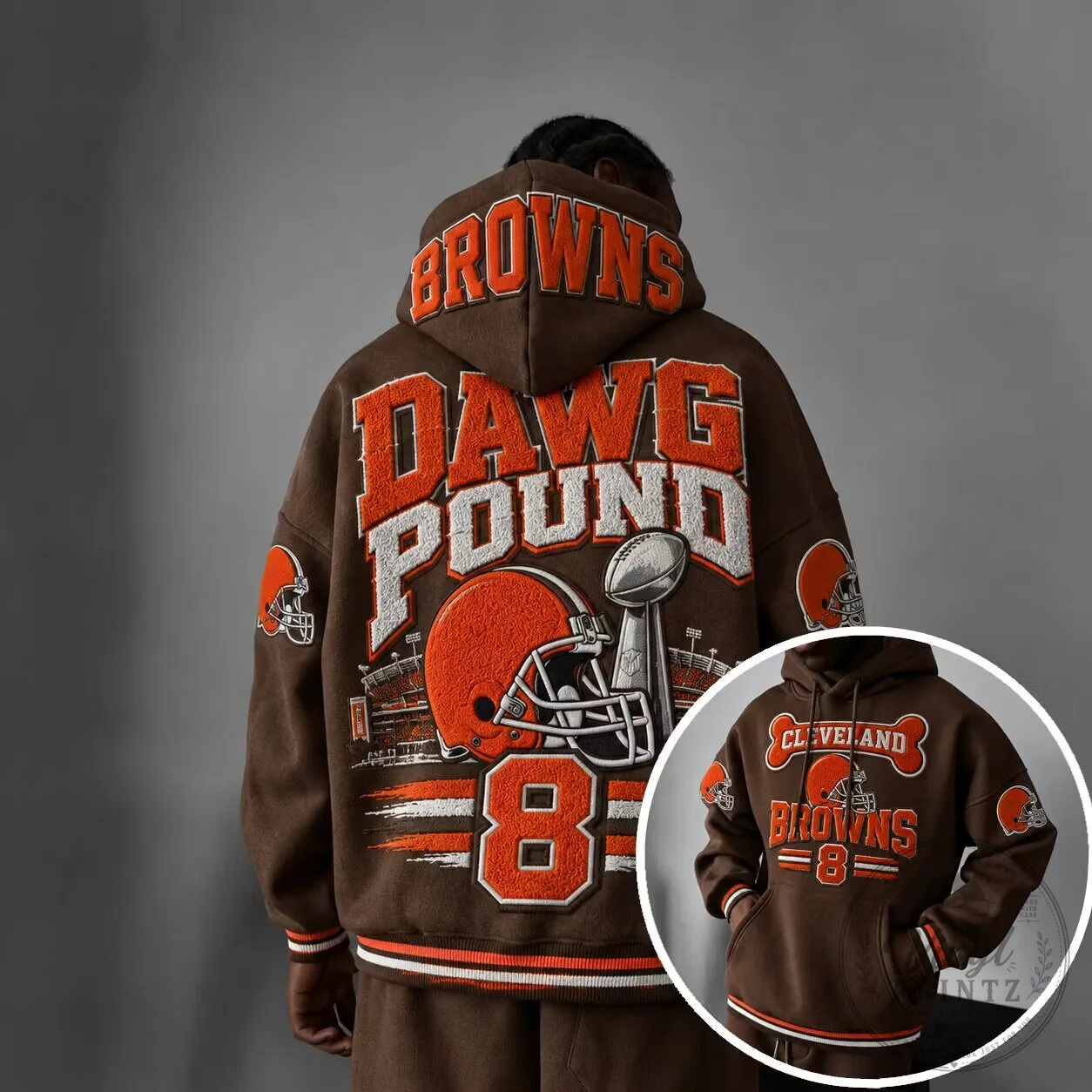 Cleveland Browns Dawg Pound Football Hoodie