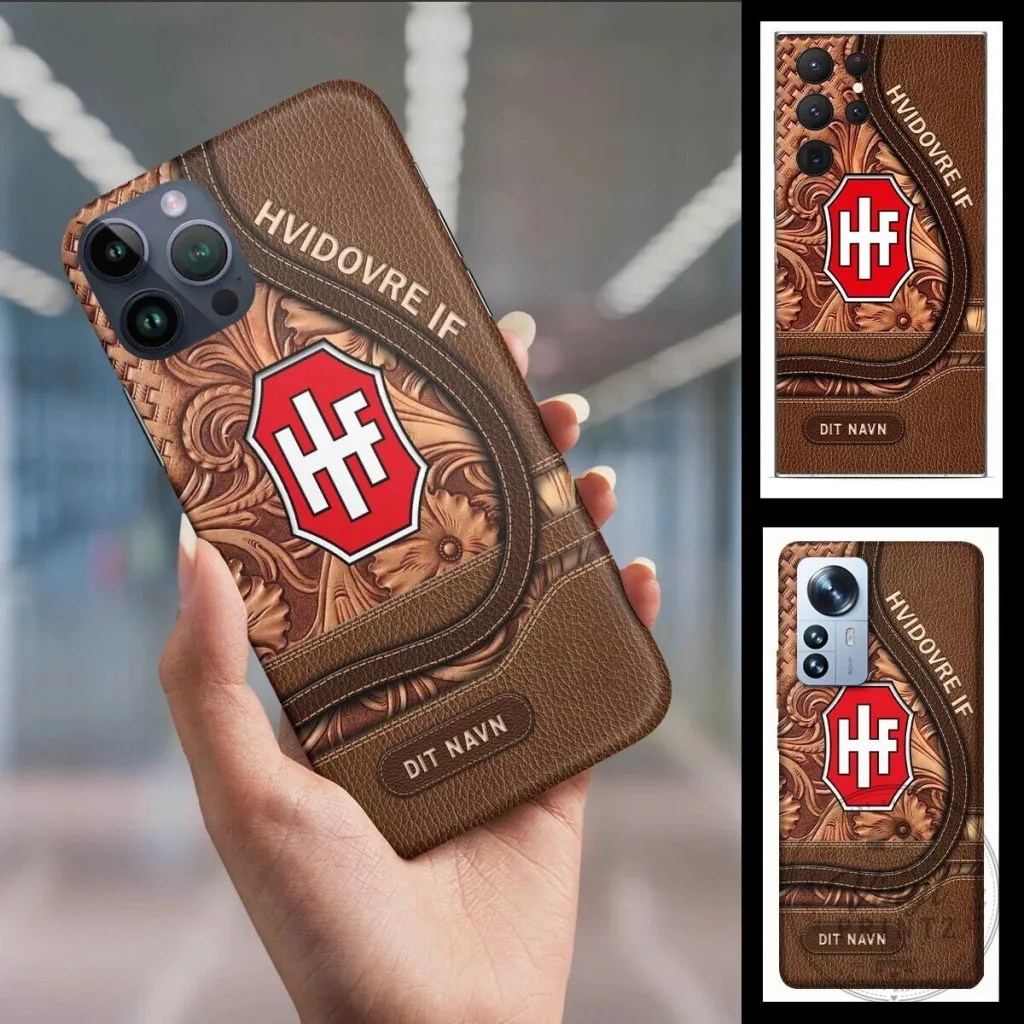 Hvidovre IF Football Club Leather Texture Phone Case 63 Hvidovre IF Football Club Leather Texture Phone Case