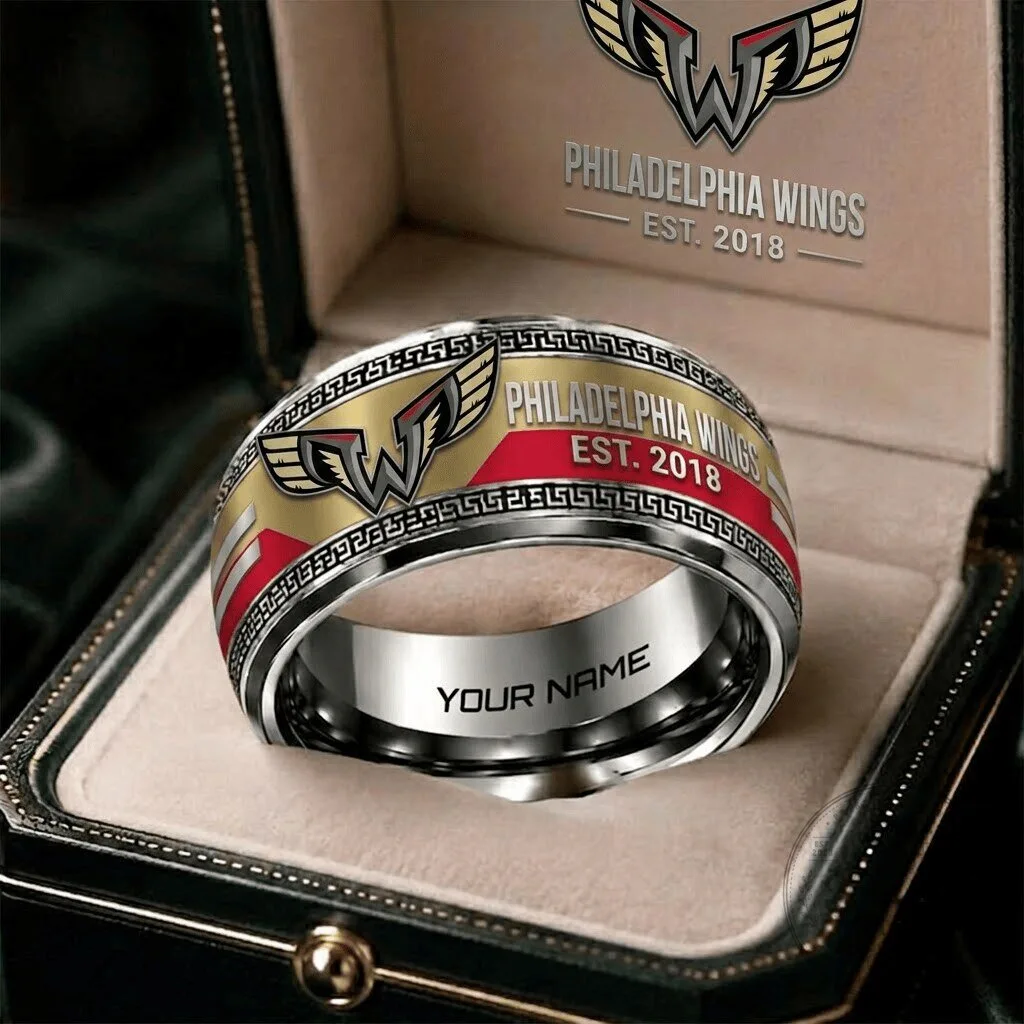 Philadelphia Wings National Lacrosse League Personalized Championship Ring