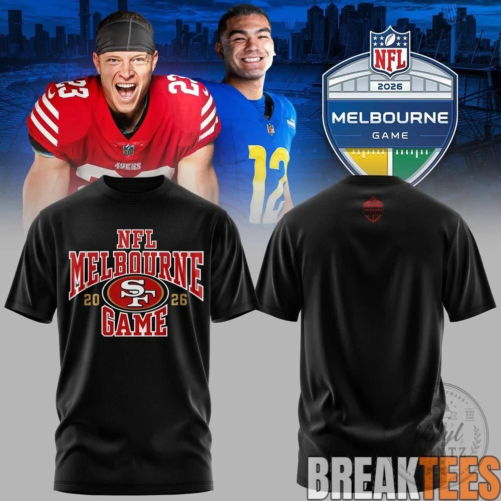 San Francisco 49ers NFL Melbourne Game 2026 Limited Edition T-Shirt 10 San Francisco 49ers NFL Melbourne Game 2026 Limited Edition T-Shirt