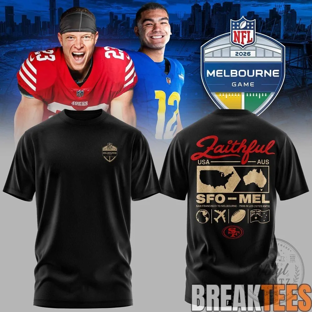 San Francisco 49ers NFL Melbourne Game 2026 Limited Edition T
