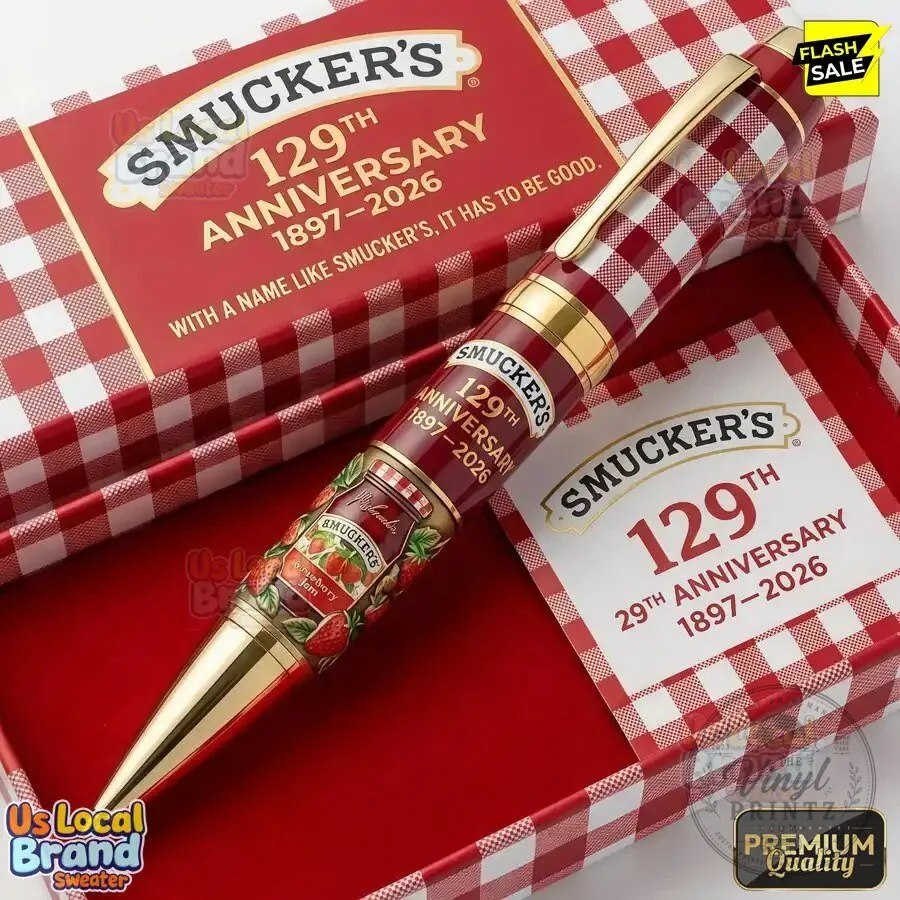 Smucker's 129th Anniversary 1897-2026 Rollerball Pen with Knight Stand 5 Smucker