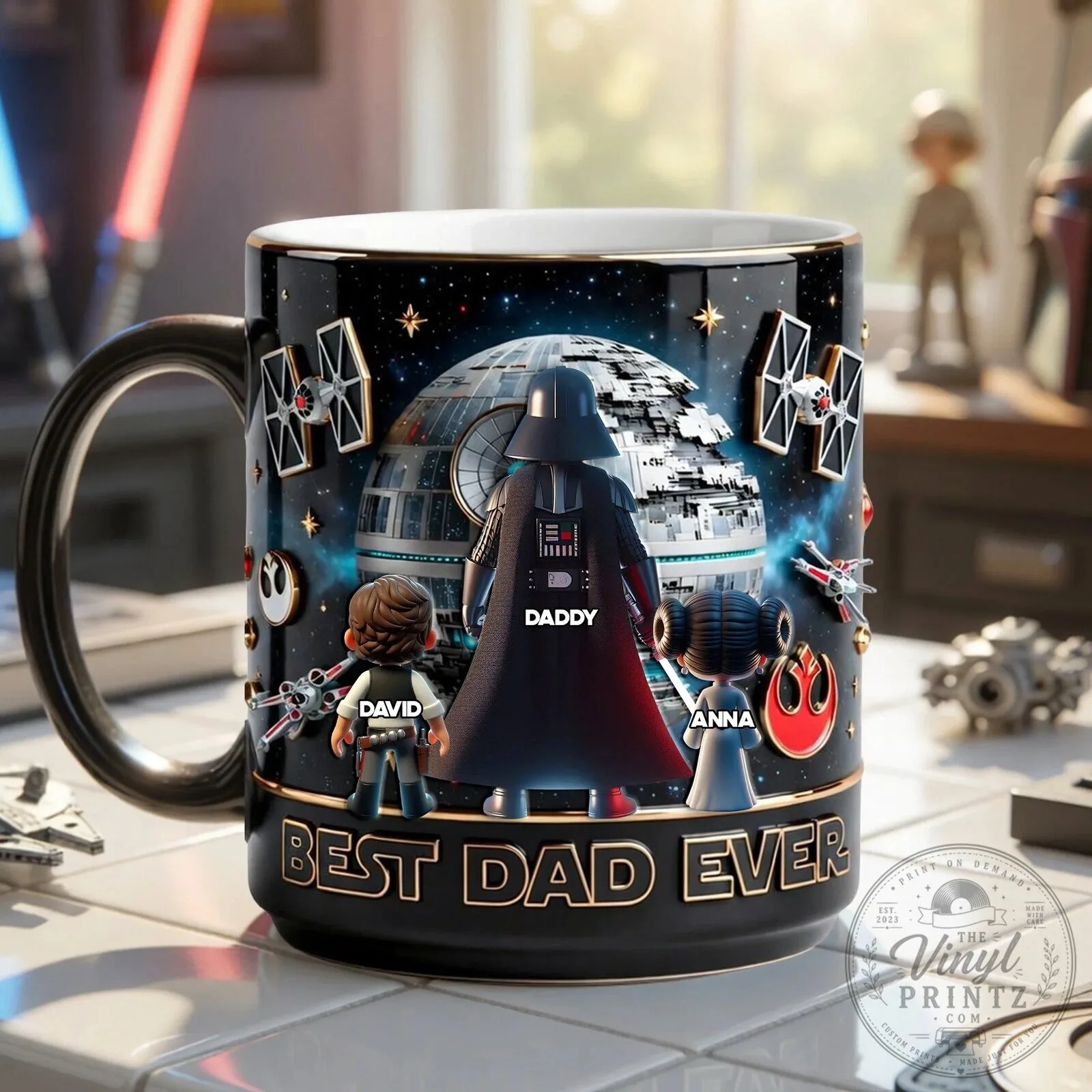 Star Wars Darth Vader Best Dad Ever Personalized Coffee Mug