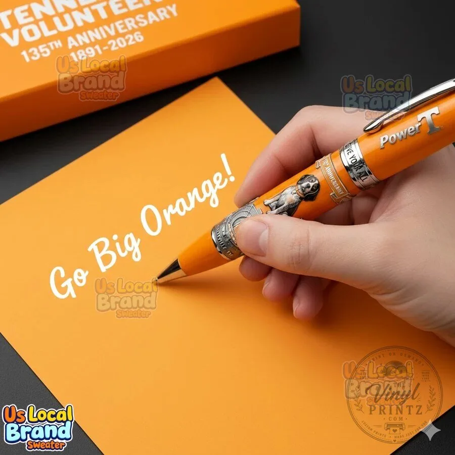 Tennessee Volunteers 135th Anniversary Commemorative Orange Pen 7 Tennessee Volunteers 135th Anniversary Commemorative Orange Pen