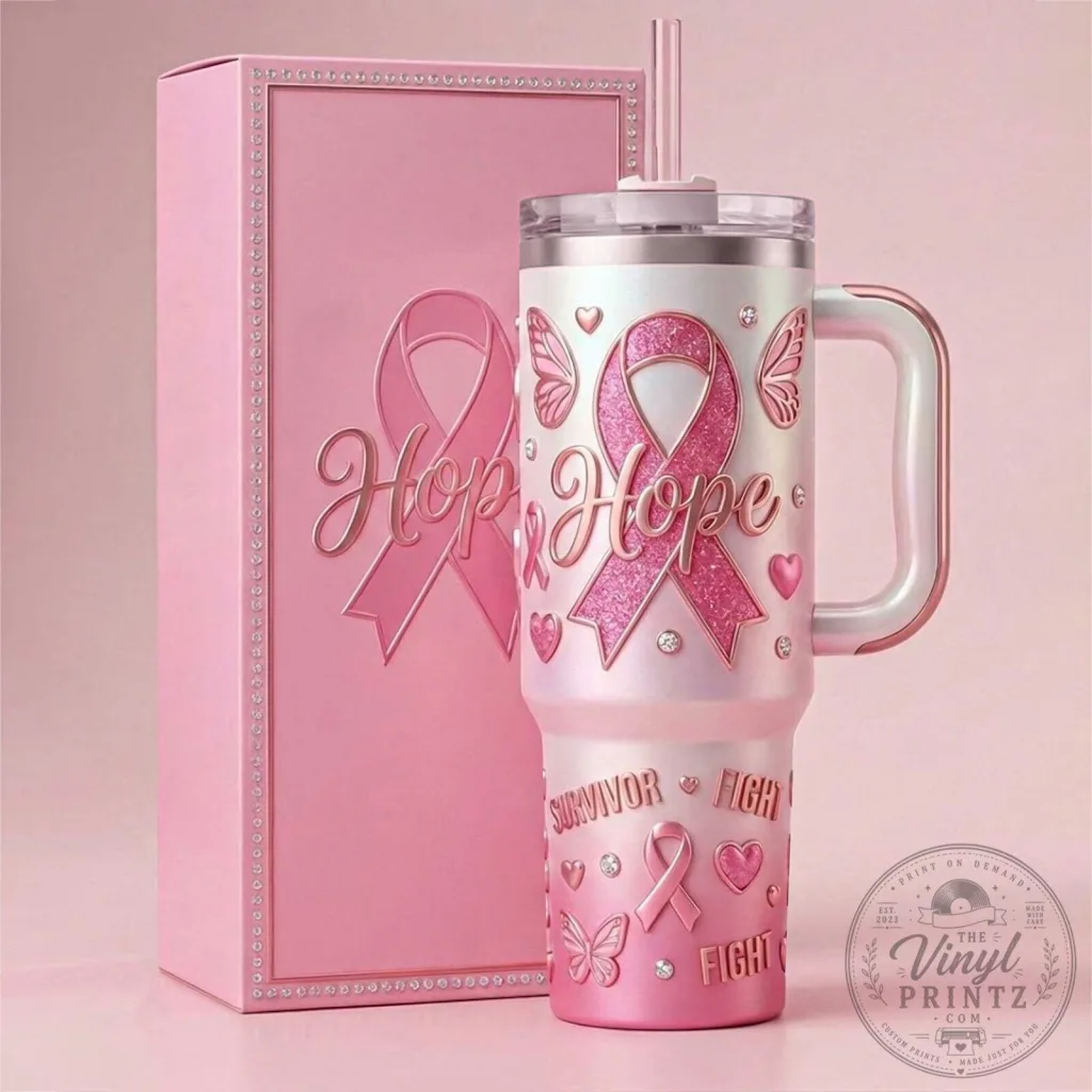 breast-cancer-awareness-pink-ribbon-hope-survivor-glitter-40oz-tumbler-with-handle-featured Breast Cancer Awareness Pink Ribbon Hope Survivor Glitter 40oz Tumbler with Handle