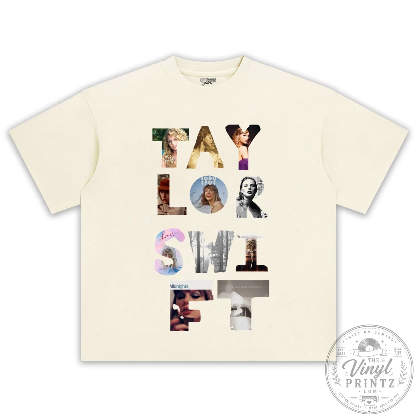 Taylor Swift Eras Tour Album Covers Black Graphic T-Shirt 19 Taylor Swift Eras Tour Album Covers Black Graphic T-Shirt