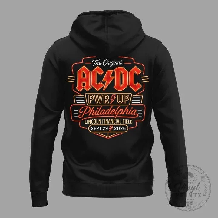 AC/DC Power Up Tour Philadelphia Concert Hoodie 11 AC/DC Power Up Tour Philadelphia Concert Hoodie