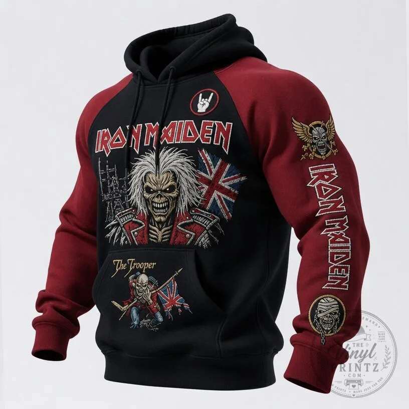 Men's Color Block Raglan Long Sleeve Graphic Hoodie