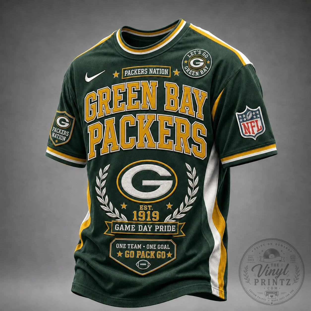 Green Bay Packers NFL Football Fan Game Day Classic Jersey